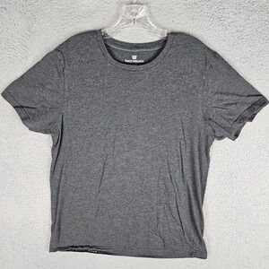 Mack Weldon Tee Shirt Men's Large Heathered Pima Cotton Short Sleeve Crew Neck